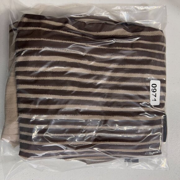 BCBGMAXAZRIA Christi Cocoacombo Striped Sheath Bodycon Silk Dress Women's 4 - Picture 9 of 9